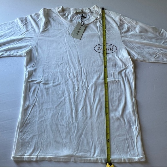 NWT Ragdoll Los Angeles white long slv tshirt logo sz M California beachy - Picture 9 of 10